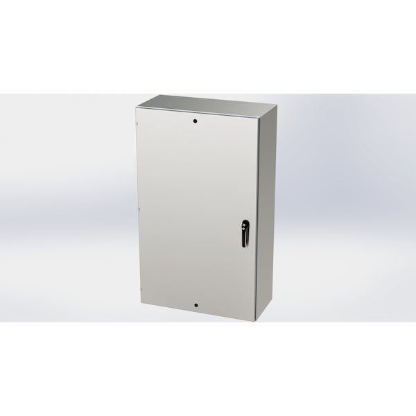 Saginaw Control & Engineering 3 Point Latch with Padlock Handle Electrical Enclosures, 60 in H, 16 in D, 36 in W SCE-60EL3616SSLPPL - main